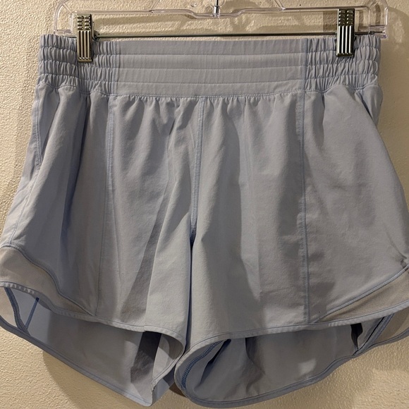 lululemon athletica size 8 Light Blue Athletic Shorts - Picture 2 of 7